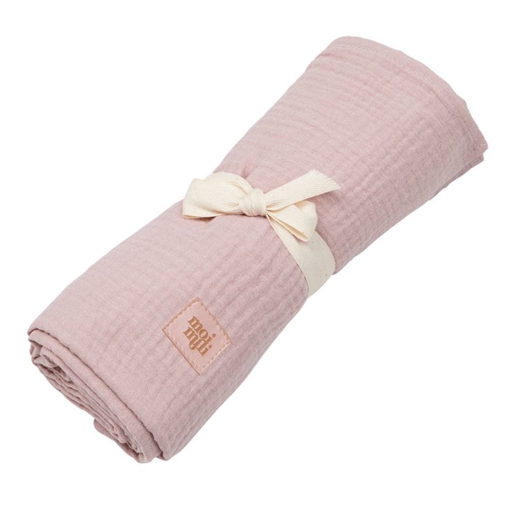 Organic Muslin Swaddle Blanket For Baby By Moi Mili