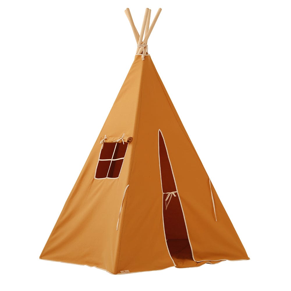 Ochre Teepee And Mat Set - Ochre | Style My Kid