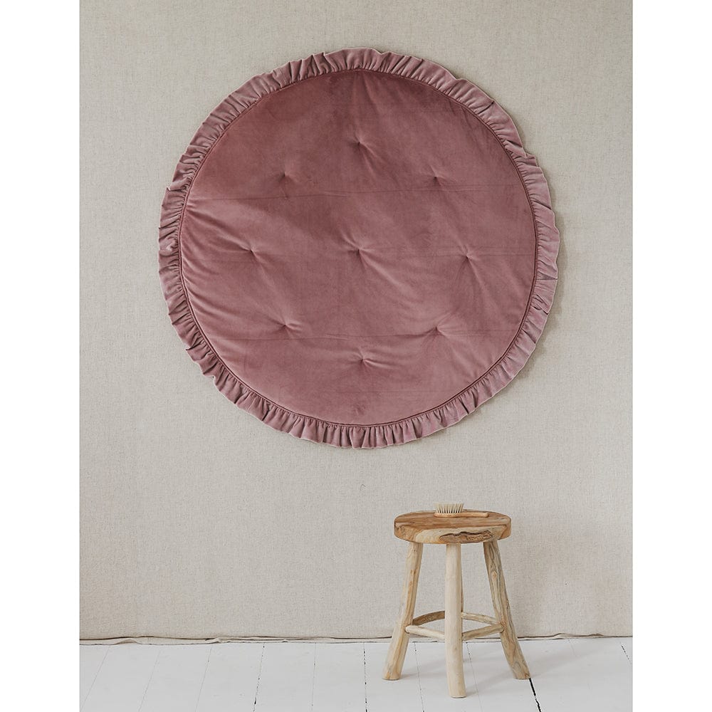 Soft Velvet Mat With Frill - Dirty 