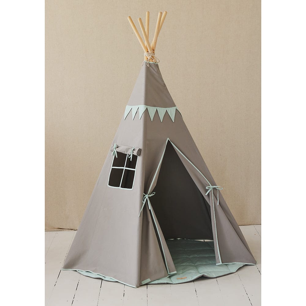 Mint Love Teepee With Garland And Mat Set - Light 