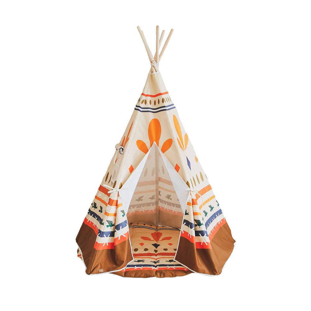 Ethnic Print Teepee - Beige