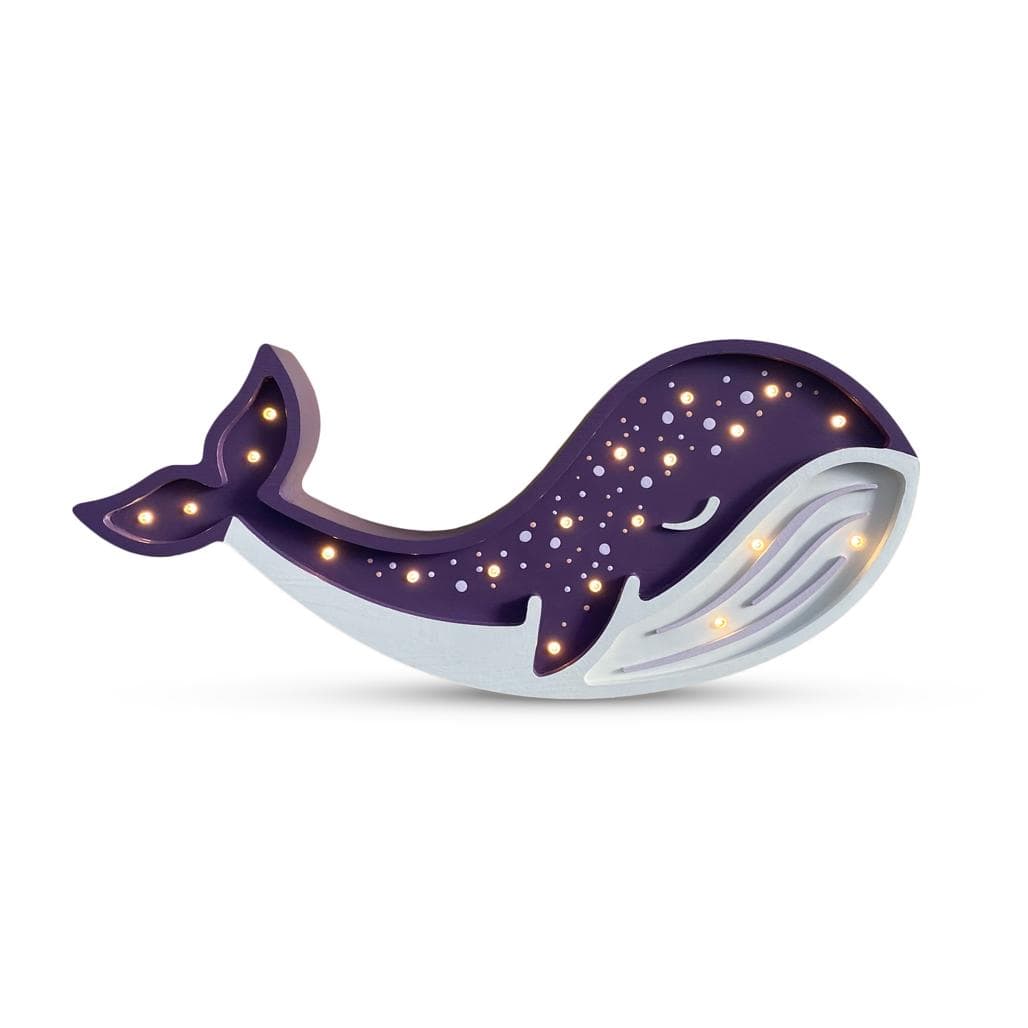 Luxury Handmade Lamp For Kids By Peekaboo - Whale Whale