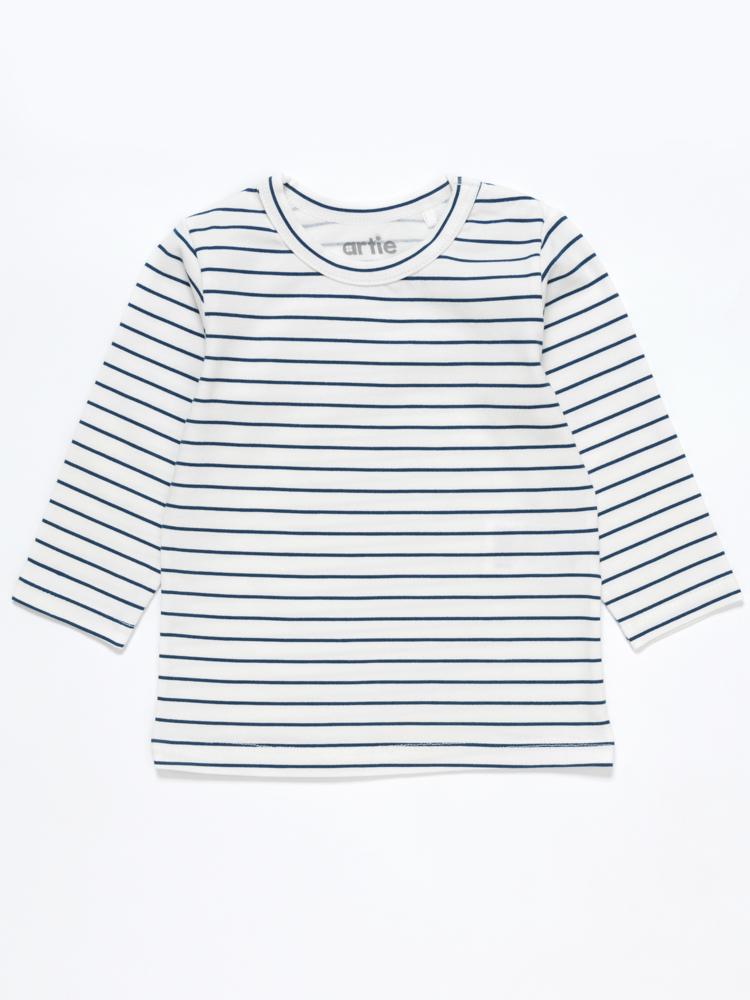 Kids White Striped Top | Style My Kid