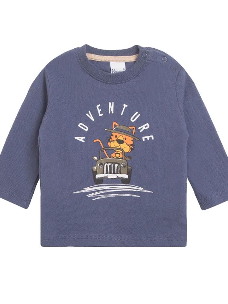 Boys Blue Tiger Sweatshirt | Style My Kid