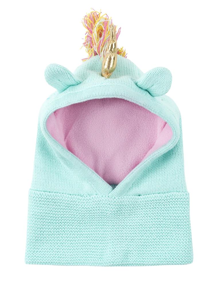 Zoocchini - Kids Knit Balaclava Hat Allie The Alicorn 1-2Y | Style My Kid