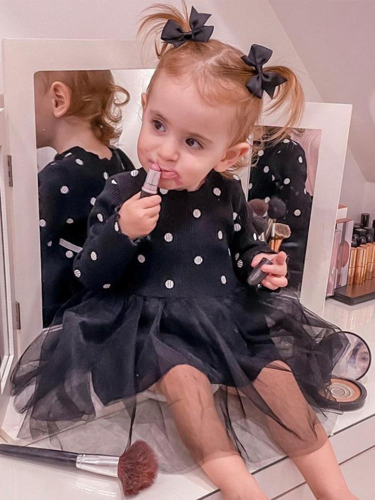 Black Girls Polka Dot Tutu Party Dress | Style My Kid