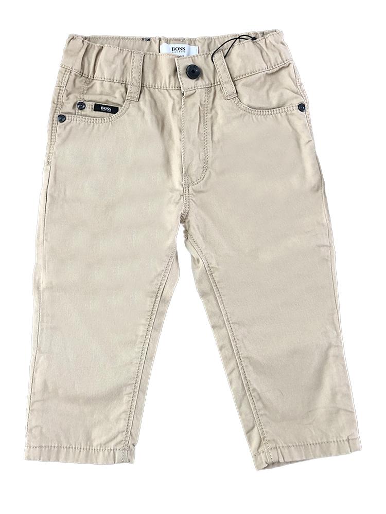 HUGO BOSS - Boys Soft Beige Chinos | Style My Kid