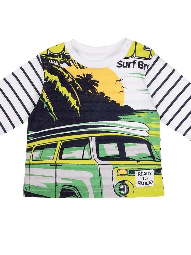 Boys - Girls - Camper Van Surf Long Sleeve Top | Style My Kid