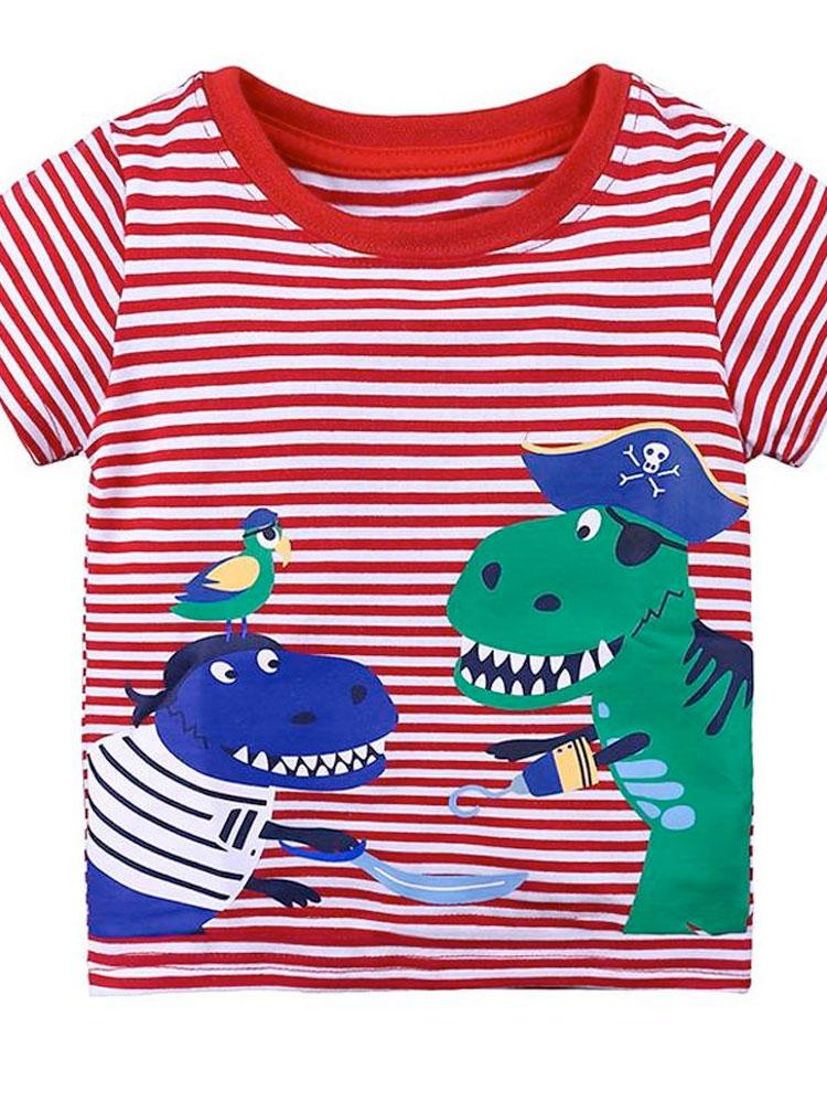 Dino Hook Short Sleeve T-shirt | Style My Kid
