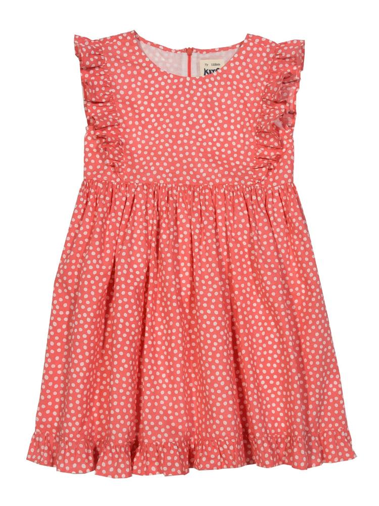 KITE Organic - Girls Red Dotty dress | Style My Kid