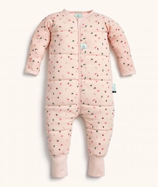 Organic Winter Long Sleeved Sleep Onesie - Cute Fruit Cute Fruit 12-24M