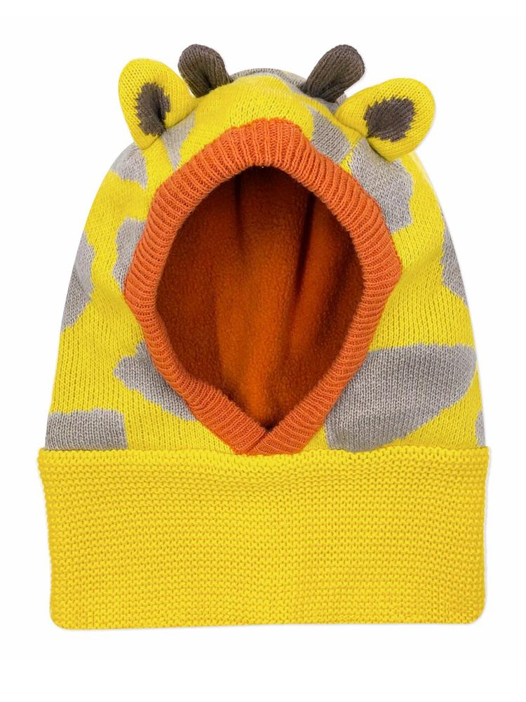 Baby Knit Giraffe Balaclava Hat - Small - Zoocchini | Style My Kid