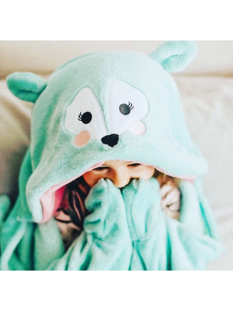 Kids Wearable Hooded Blanket - Fawn - Age 3+ - Zoocchini | Style My Kid