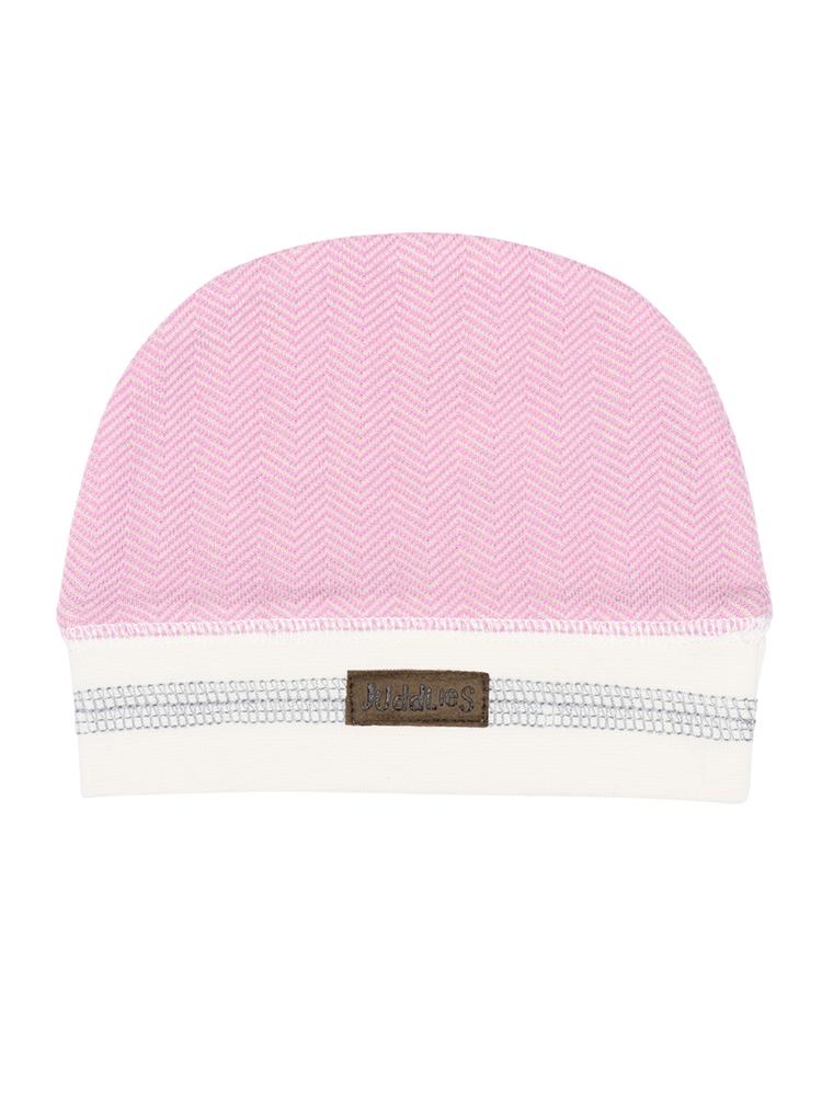 Juddlies Organic Sunset Pink Baby Beanie Hat | Style My Kid