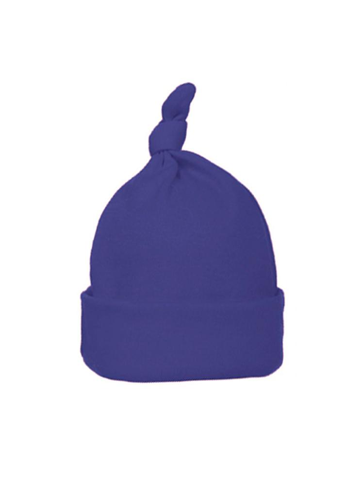 Royal Blue Knotted Baby Hat | Style My Kid