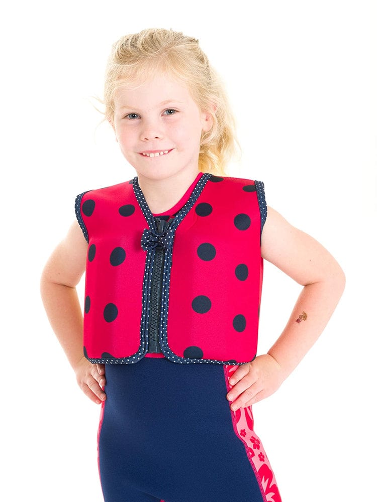 Konfidence Kids Swim Jacket Ladybird Polka Dot 1.5-3 Years | Style My Kid
