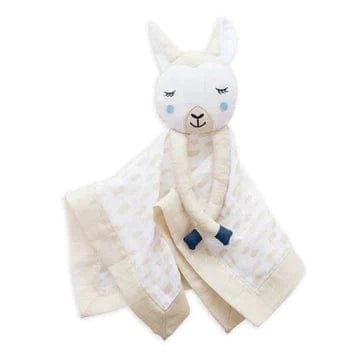 Cotton Baby Muslin Lovie - Lulujo | Style My Kid, Llama product