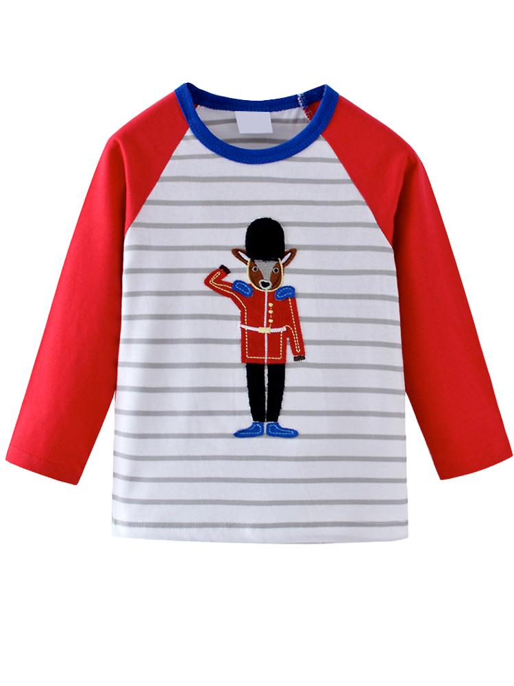 Boys Long Sleeve London Guard Red