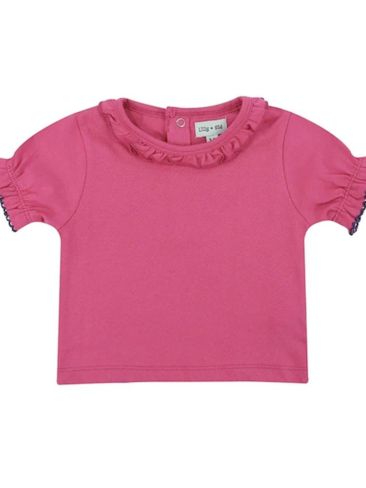 Lilly & Sid Organic Pretty Pink Girls T-Shirt | Style My Kid