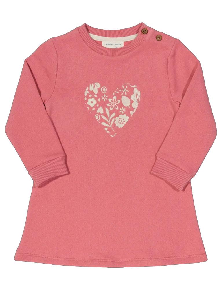Pink Baby Dress with Heart