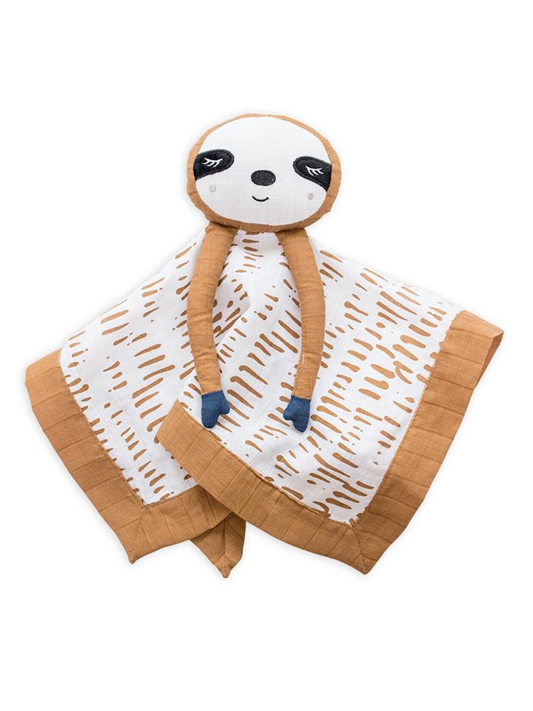 Cotton Baby Muslin Lovie - Lulujo | Style My Kid, Sloth product