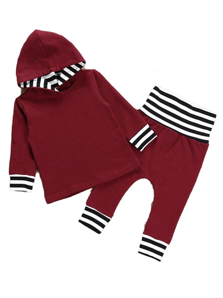 Maroon Munchkin - Two Piece Hoodie and Matching Bottoms, 12-18M