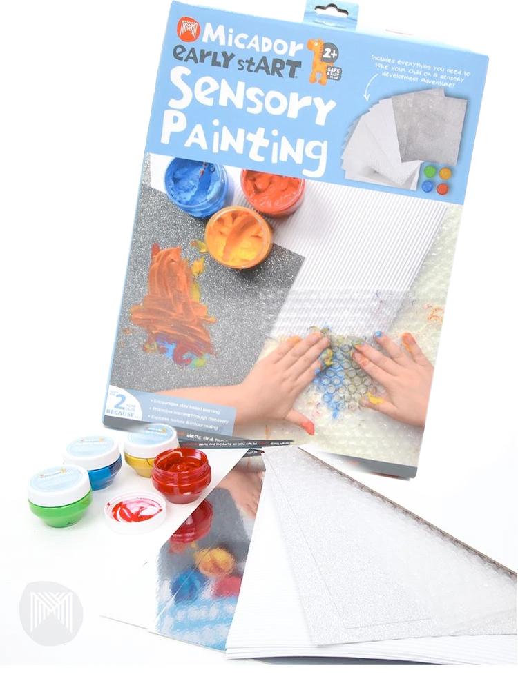 Micador jR - Kids Sensory Painting early stART kids Art Craft Kit 