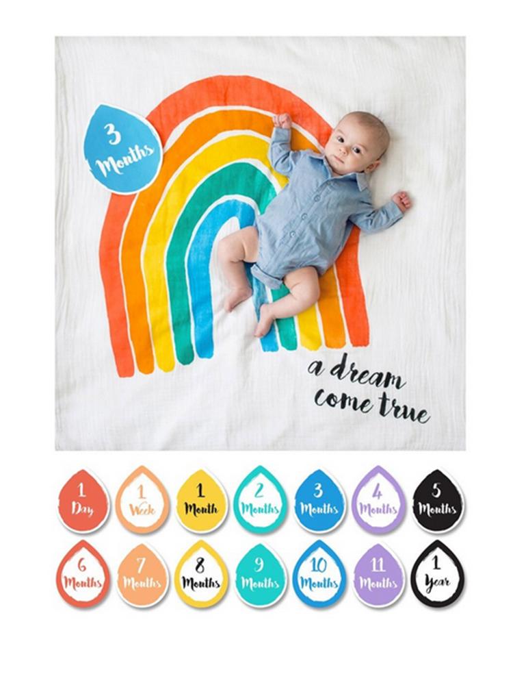 Baby's 1st Year- Loved Beyond Measure - Blanket & Milestone Cards Set | Style My Kid