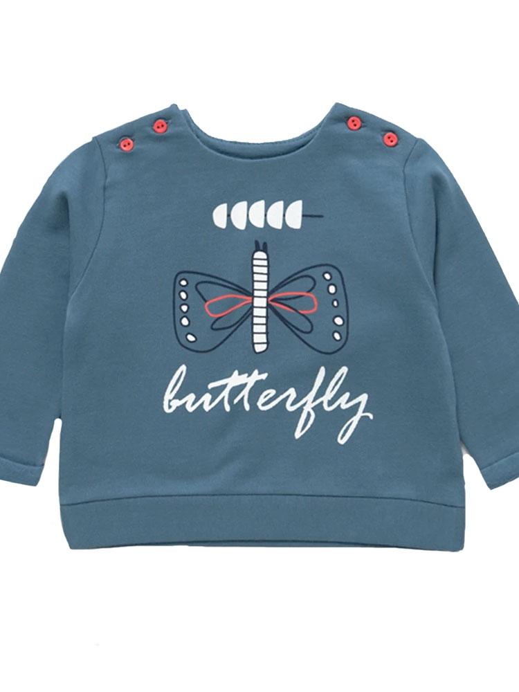 Kids French Terry Jumper - My Little Butterfly 