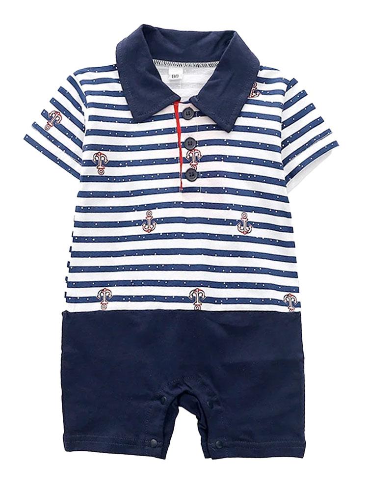 Nautical Stripe Romper Onesie 