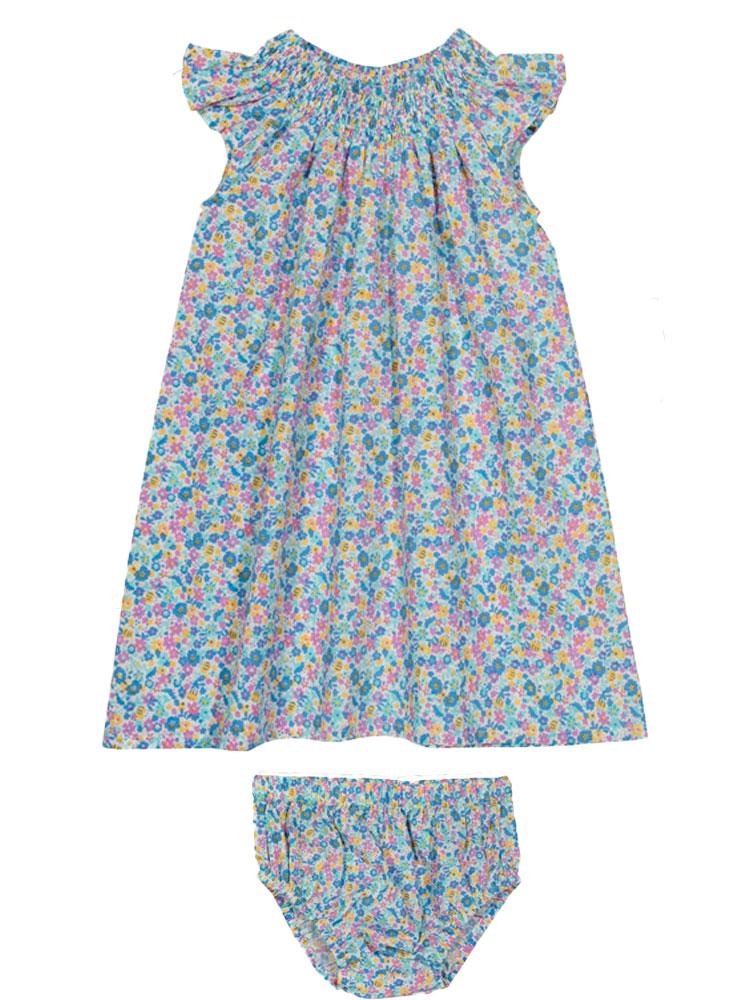 Floral Baby Dress with Pants KITE Organic Girls Picnic Dress with Pants 