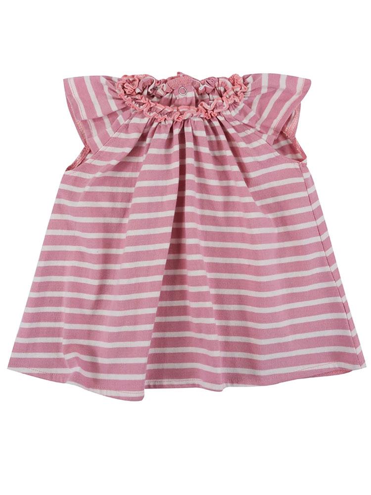 and Striped Baby Dress Lilly and Sid Organic Pretty Gathered Stripe Dress 