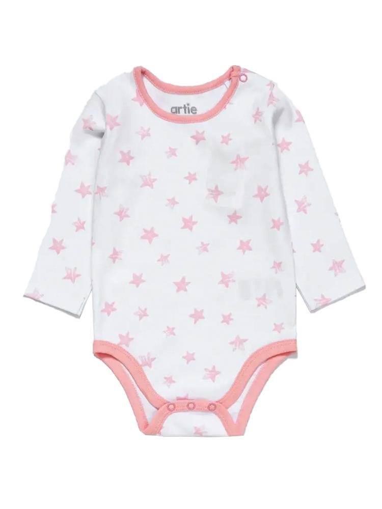 Artie-Interlock Long Sleeved Bodysuit | Style My Kid