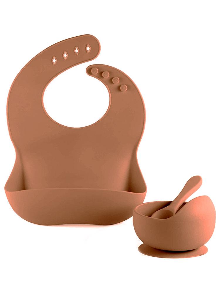 ROSE GOLD - Silicon Baby Bib