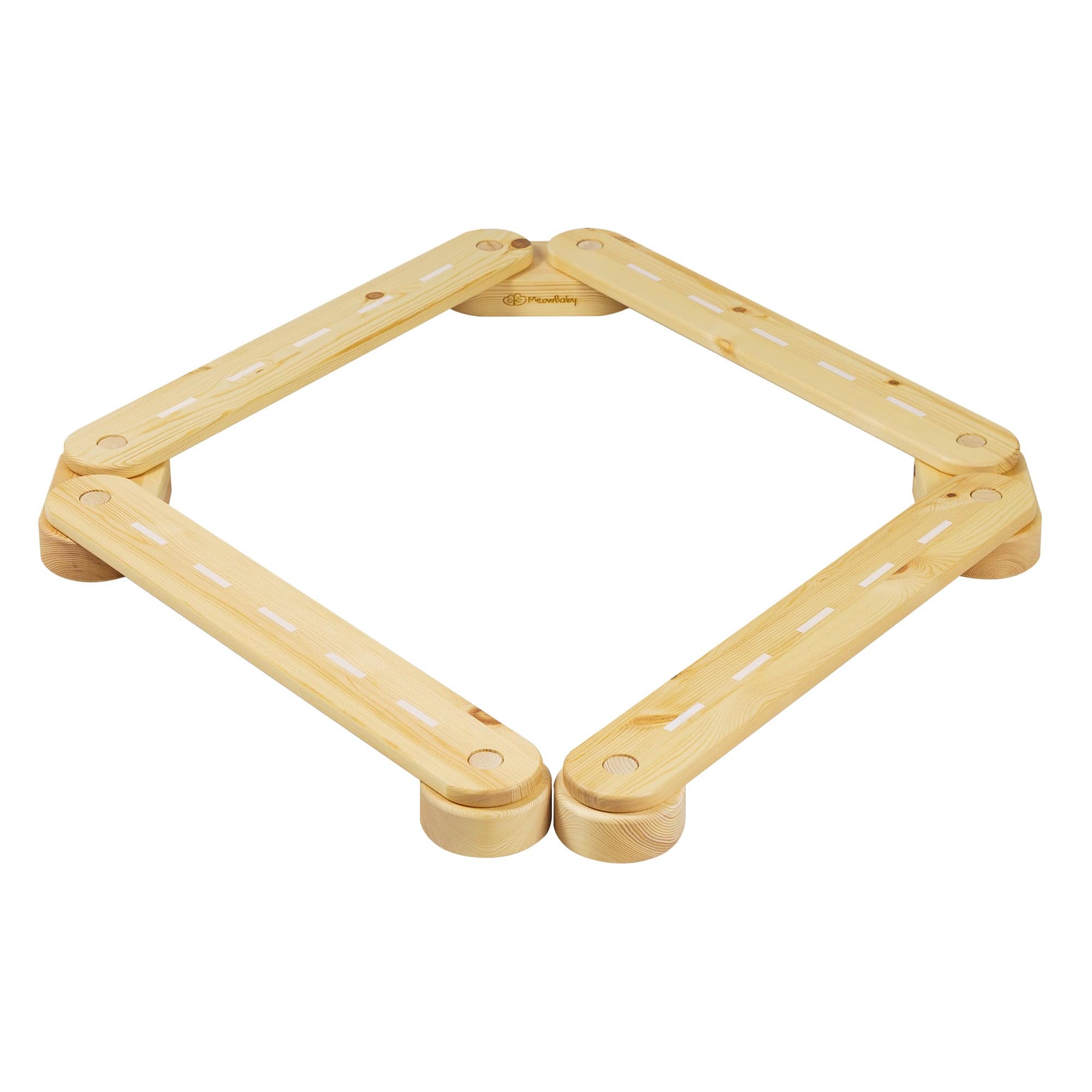 Wooden Balance Beam For Kids By Meowbaby - 4 Elements