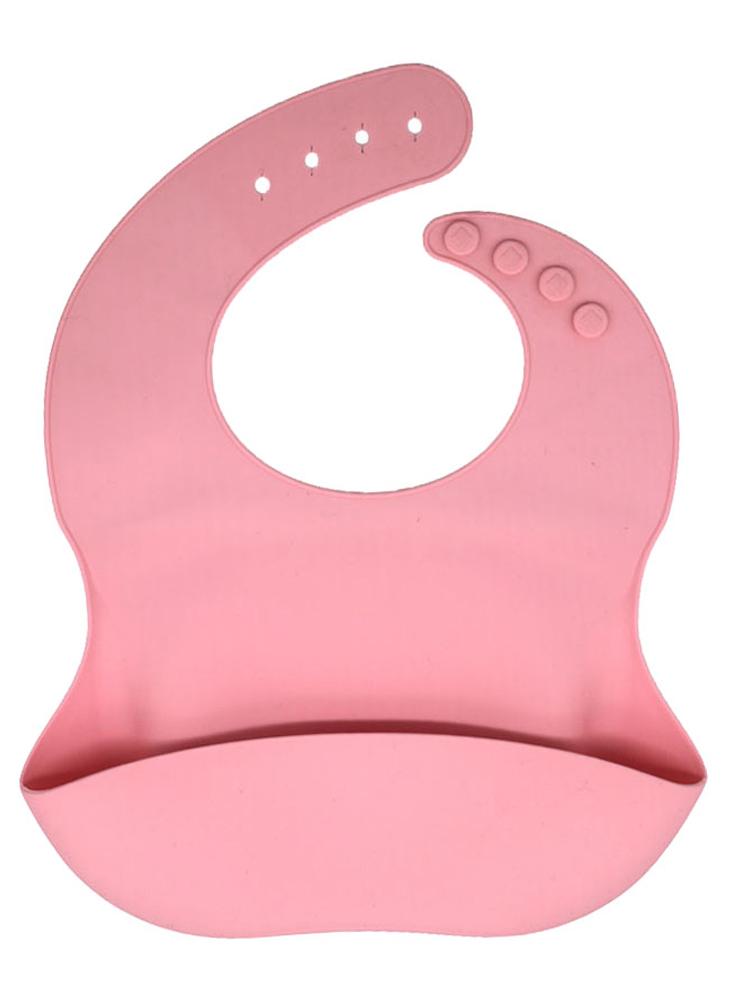 Silicone Pocket Baby Bib - PINK | Style My Kid