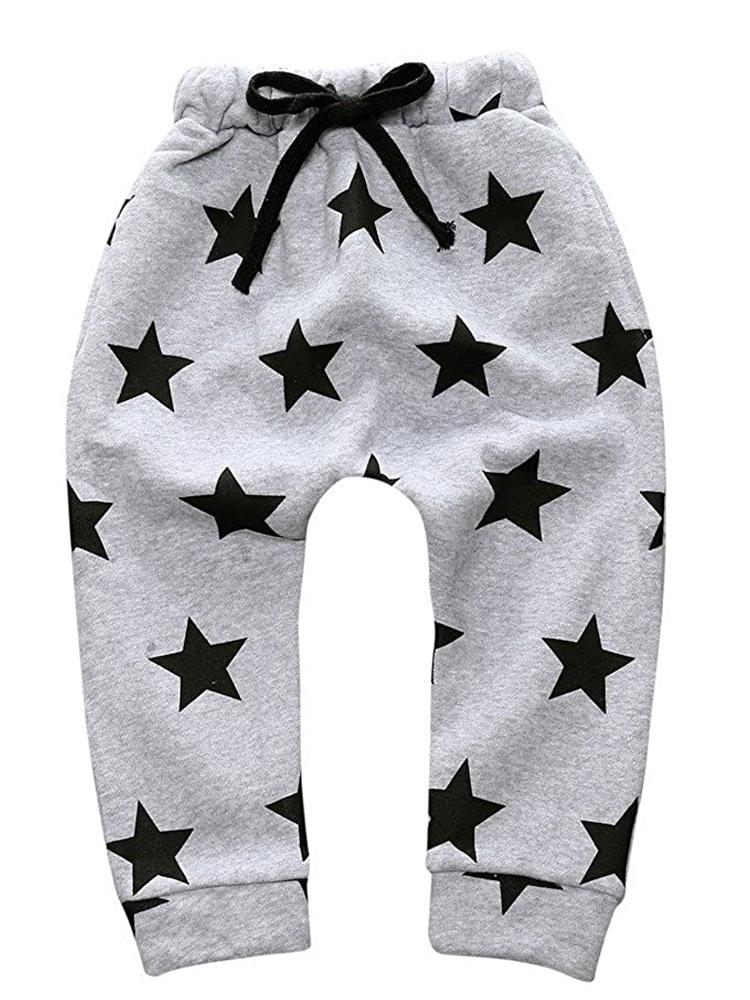 Star Print Boys Girls Jogger Bottoms 