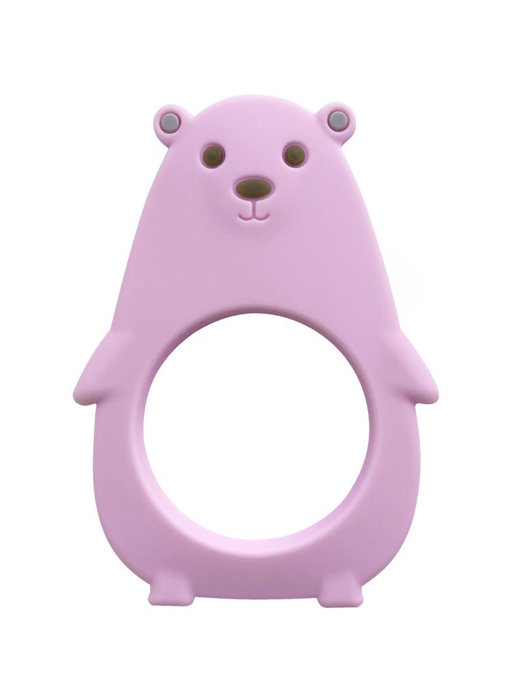 Lilac Molar Bear Silicone Teether - Lumi | Style My Kid