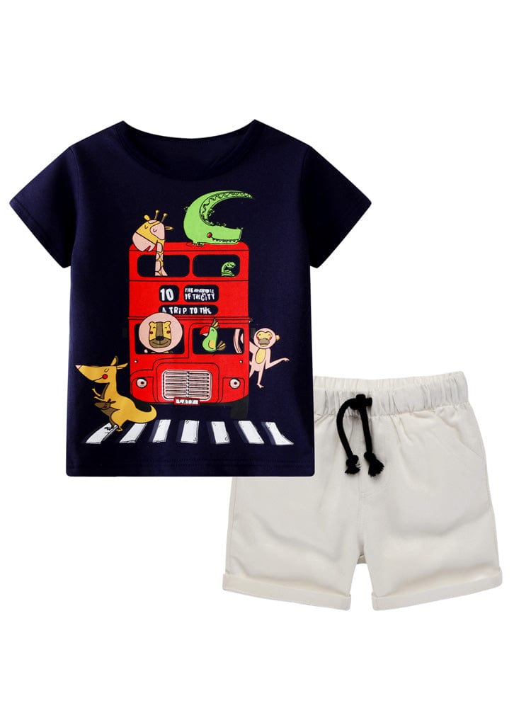 Clean Toothed Crocodile Short Sleeve T-Shirt | Style My Kid