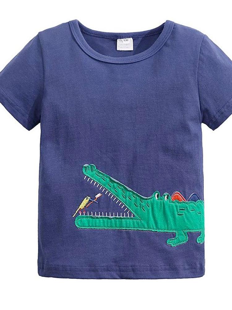 Clean Toothed Crocodile Short Sleeve T-Shirt 