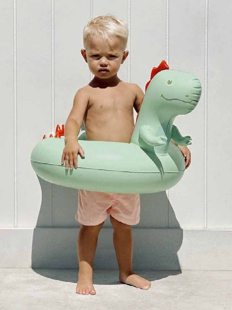 SunnyLife - Mini Float Ring Surfing Dino | Style My Kid