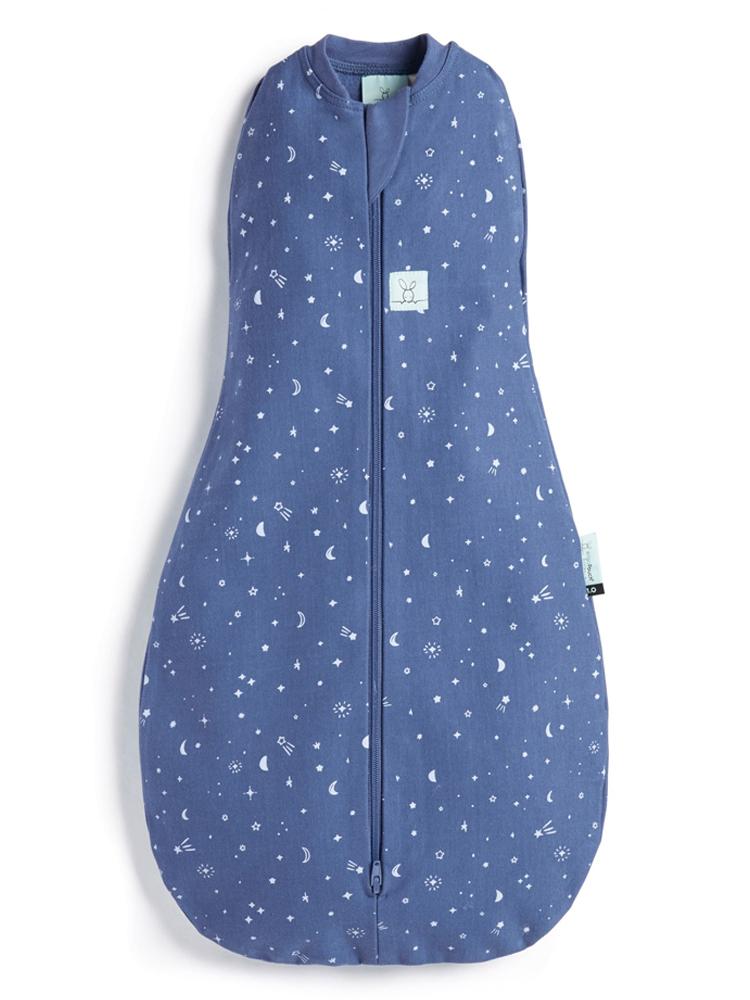 Organic All Year Cocoon Swaddle Sleeping Bag Night Sky 6-12M