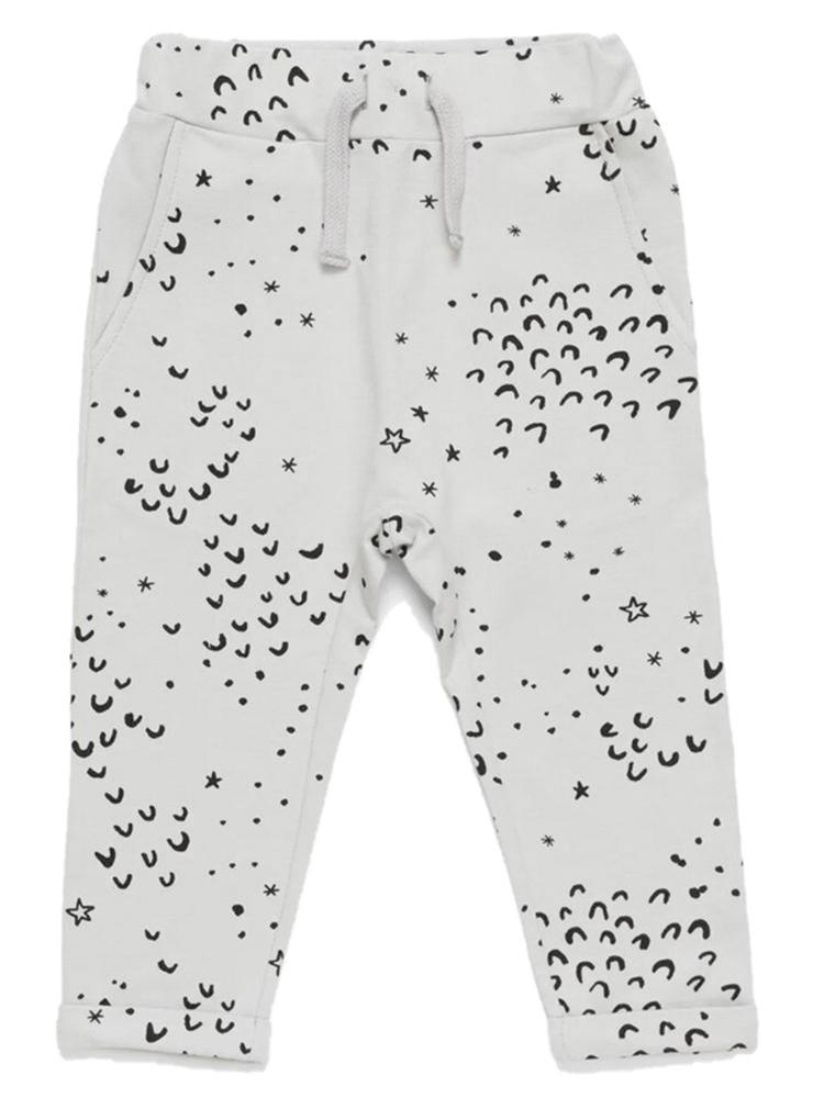 Artie-Grey Dots Baby and Boy Joggers | Style My Kid