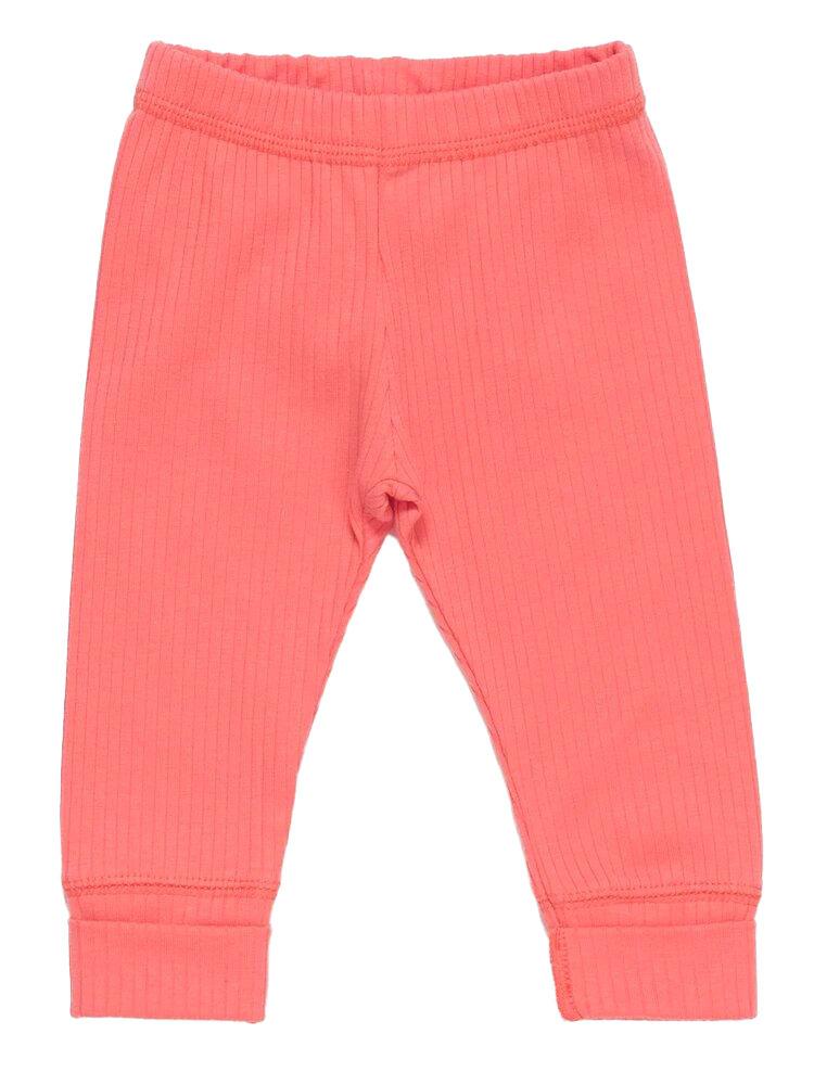 Artie-Bright Ribbed Baby and Girl Leggings 