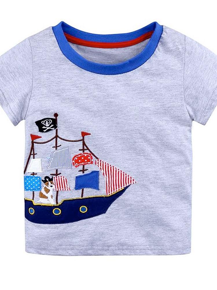 Pirate Pooch Short Sleeve T-Shirt | Style My Kid