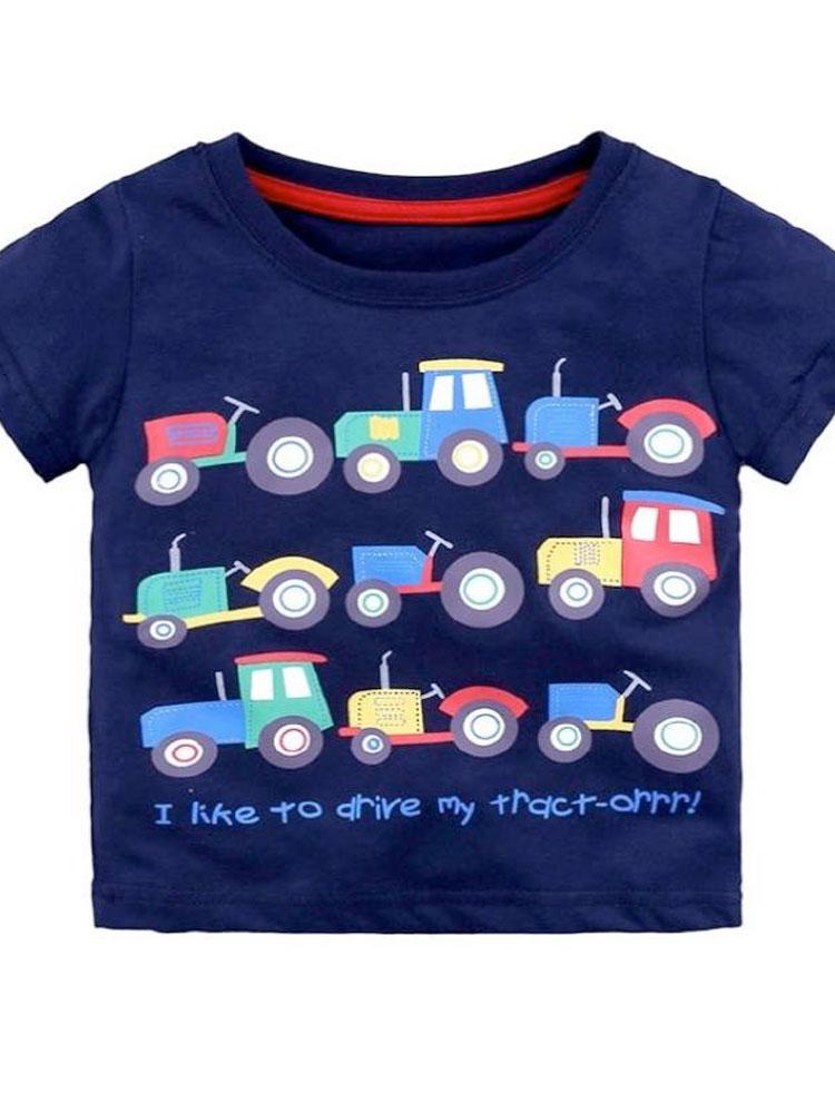 Tractor Tee - Short Sleeve T-Shirt | Style My Kid