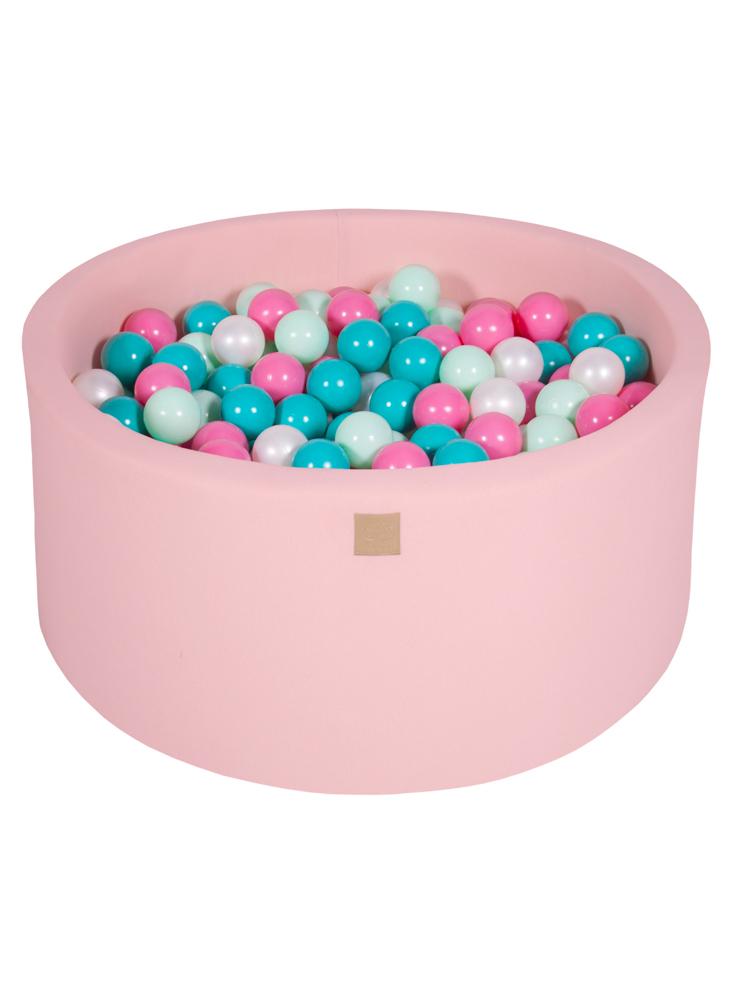 MeowBaby - Unicorn - Pink Round Foam Ball Pit Set with 250 Balls - Kids Ball Pool - 90cm Diameter | Style My Kid