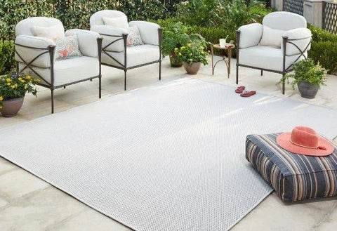 Scandi style rugs for outdoor