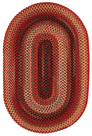 Rugs-Creative Collection Cotton braided rug- Oval- 90x150cm