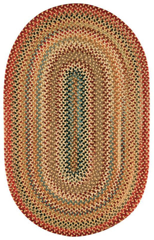 Capel American Traditions Braided Wool Indoor Oval Area Rug